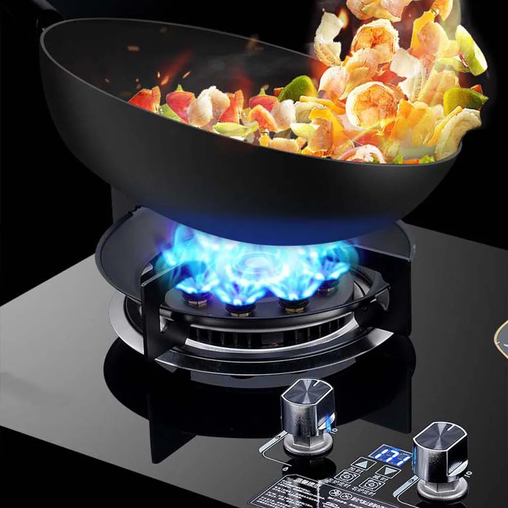 Embedded Kuchenka Gazowa Cooktop Double Stove Desktop Gas Burner Large Firepower Encimeras De Gas Para Cocinas