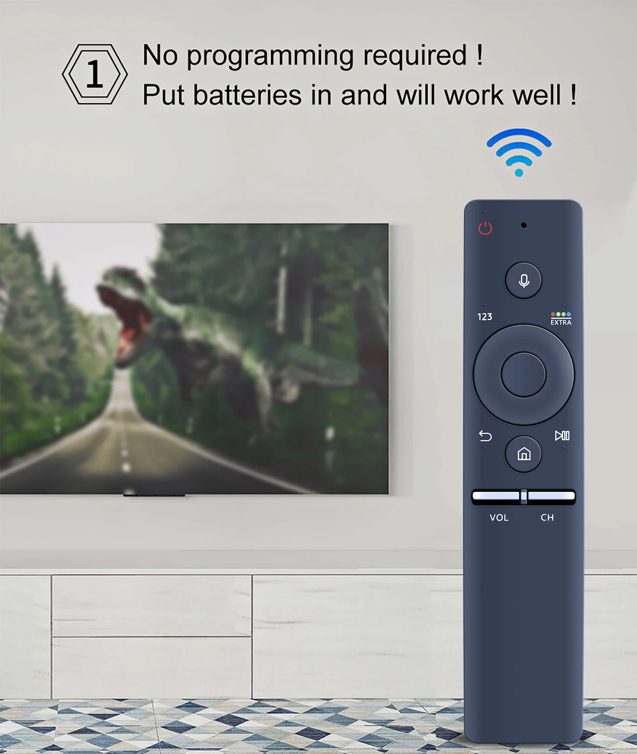 Samsung Smart Voice Bluetooth TV Controle Remoto,