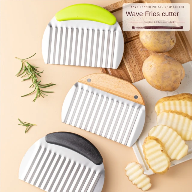 Wavy Knife, Multifunctional Potato Chips Cutter, Vegetable Potato