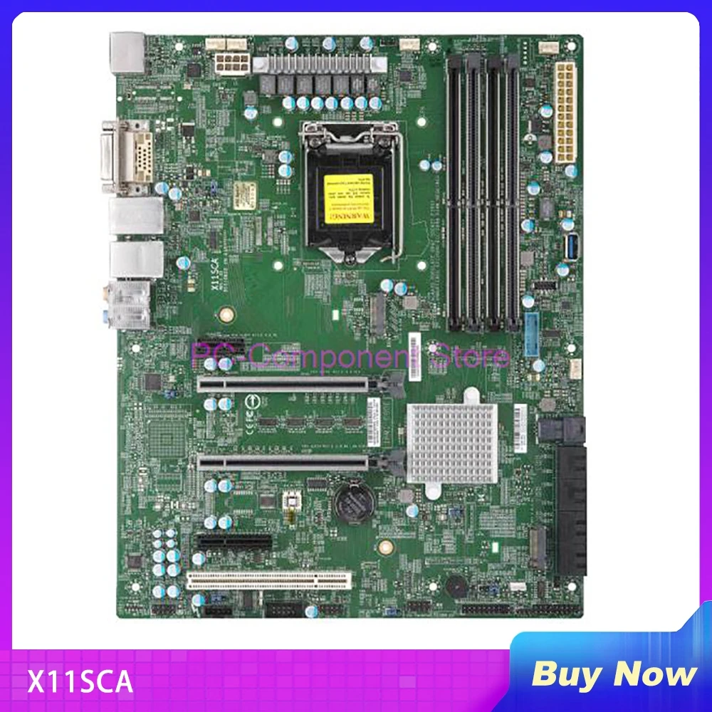 

X11SCA For Supermicro Workstation Motherboard LGA-1151 DDR4 8th/9th Gen Core i3/i5/i7/i9 E-2100/E-2200 Series PCI-E 3.0