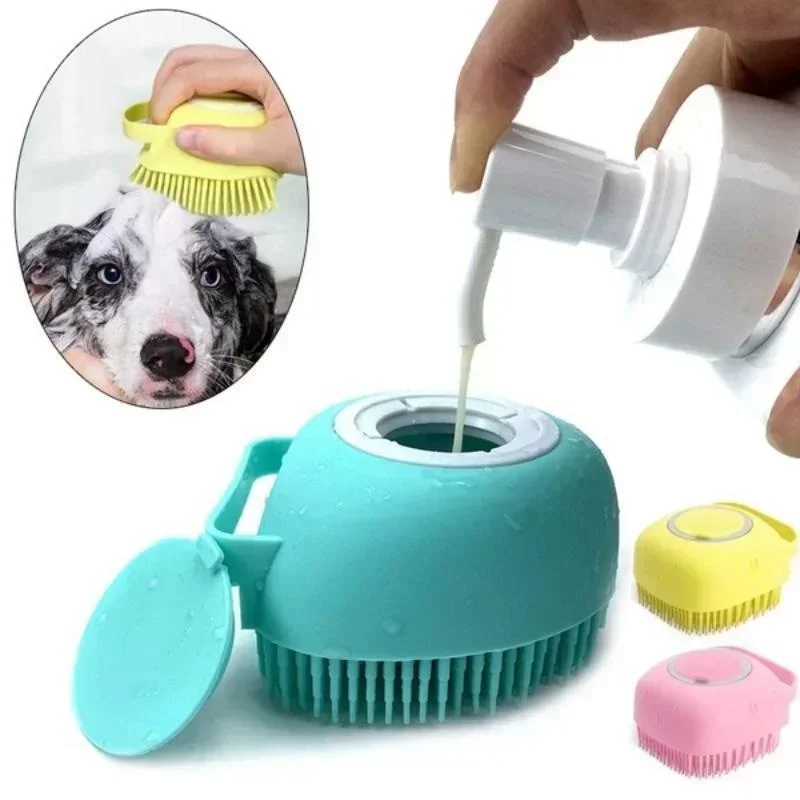Cat Grooming Brush Pet Grooming Gloves Pet Brush Silicone Pet Accessories for Dogs Cats Products pet shop tudo para caes расческа для собак
