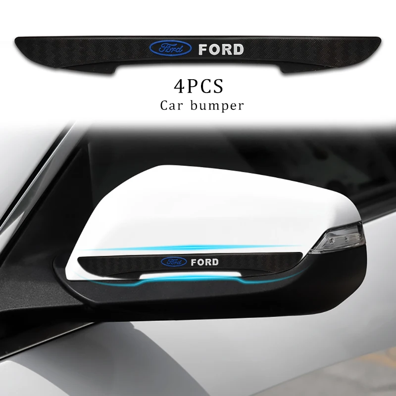 4pcs Car Door Edge Protector Stickers Anti-Collision Guard Strip Set