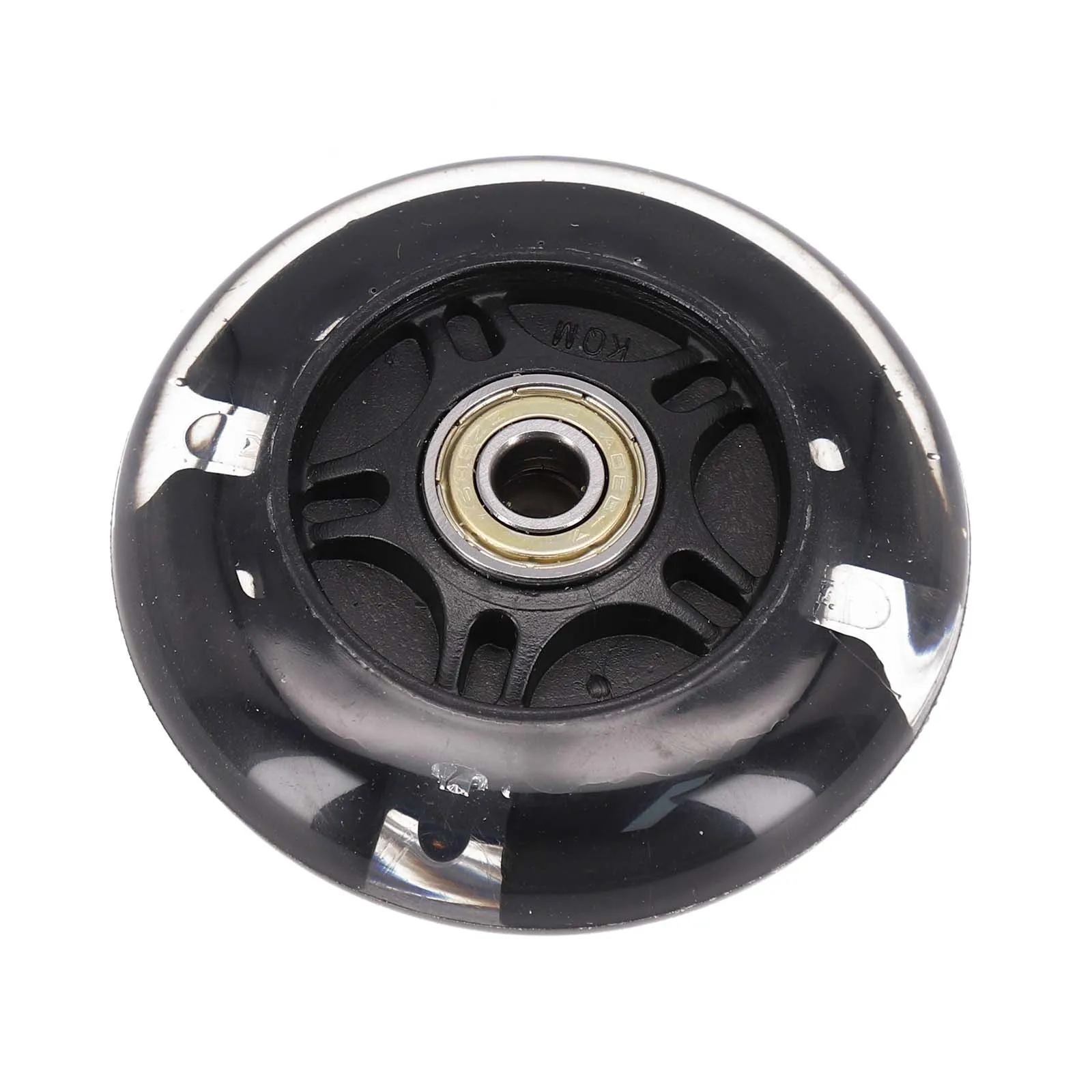 Flash Wheel Mute Wheel Flashing Light Car Toy Children Scooter Flashing Lighting Accessories 1PC