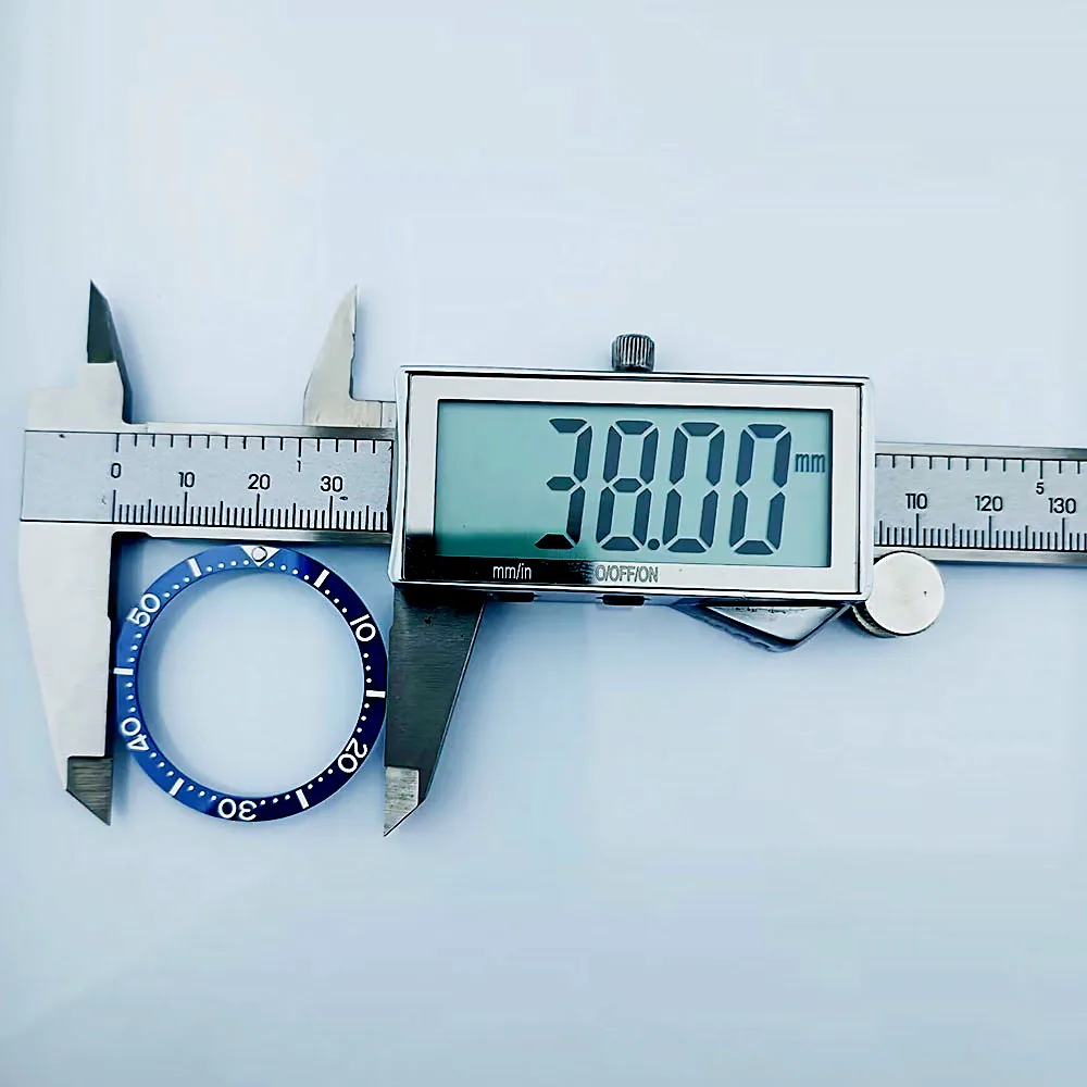 交換用ベゼルインサート銀時計対応38 mmX 30.60 mm 交換用ベゼルインサート銀時計対応38 mmX 30.60 mm フラット高品質