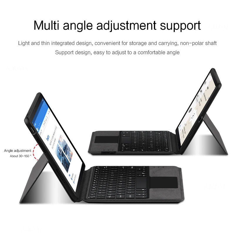 Teclado Inteligente para Huawei Mediapad m5 Lite 10.1 Bah2-w09 Al102023 Tablet Teclado Bluetooth Touch Pad Cases Protetores Case de - Imagem 6