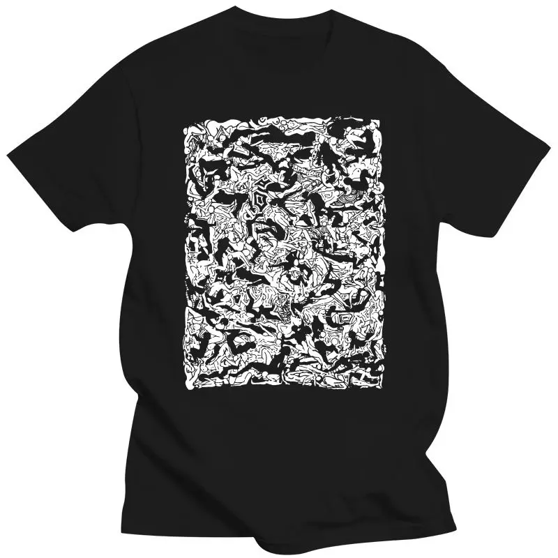 New Kamasutra T Shirt Dragon Bodies T-Shirt Men Cartoon Print Cotton T Shirts Summer Graphic Men's Short Sleeve Casual Tee Shirt