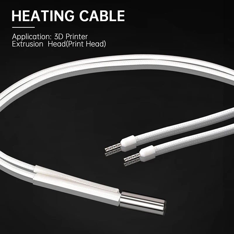 3D Printer Accessories 1-Meter High Temperature Heating Rod 24V/12V70W Heating Tube 6 * 20 Heating Rod 500 Degrees