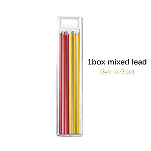 2.8mm Solid Woodworking Automatic Pencil Set with 2B Multicolor Lead Core Deep Hole Marking Architectural Design Marking Pen - Image 7