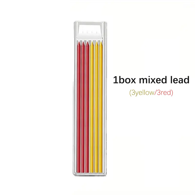 2.8mm Solid Woodworking Automatic Pencil Set with 2B Multicolor Lead Core Deep Hole Marking Architectural Design Marking Pen - Image 7