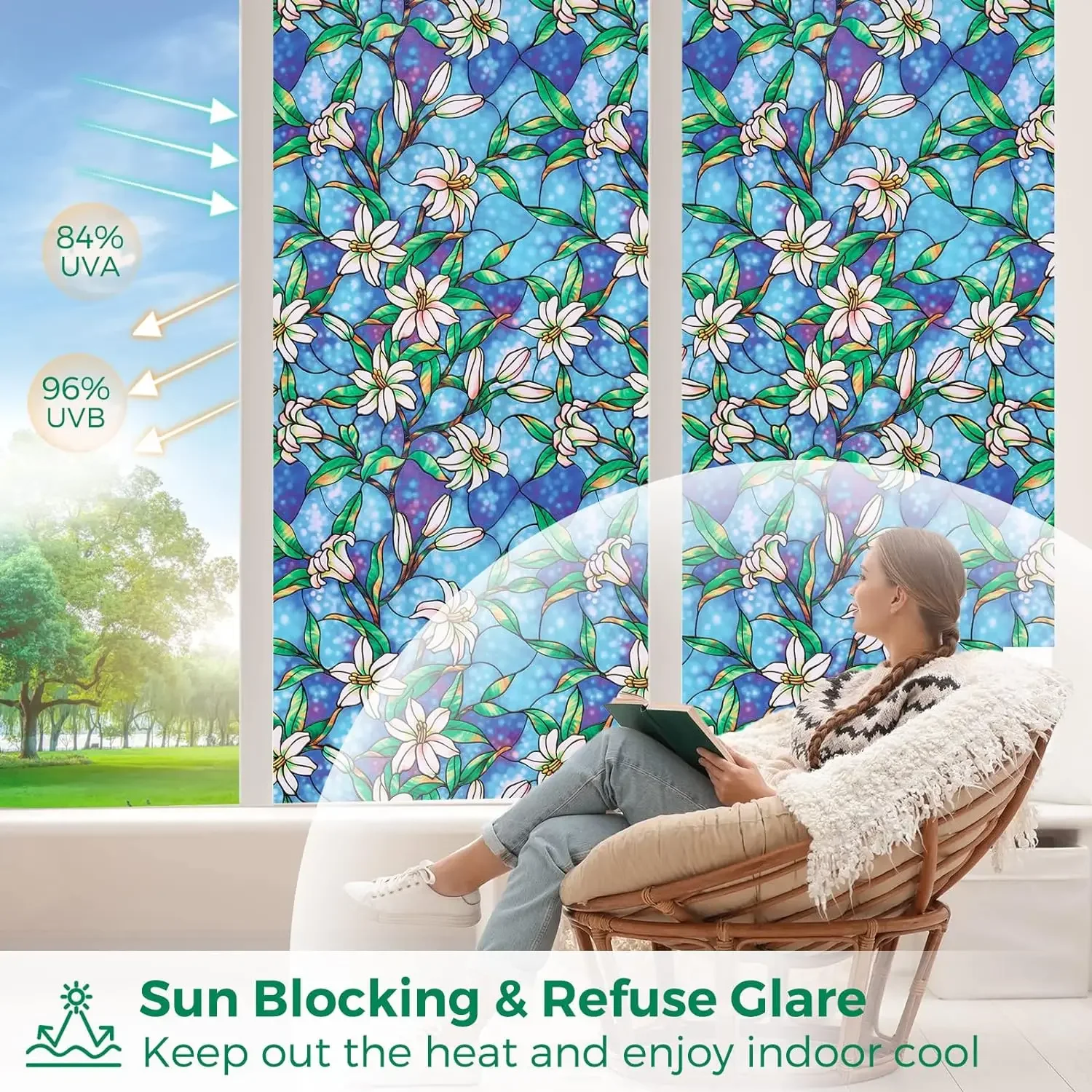 Pegatina de vidrio esmerilado para privacidad, película de ventana,  aislamiento térmico y protector solar, decoración de grano de mármol,  pegatina adhesiva para el hogar - AliExpress