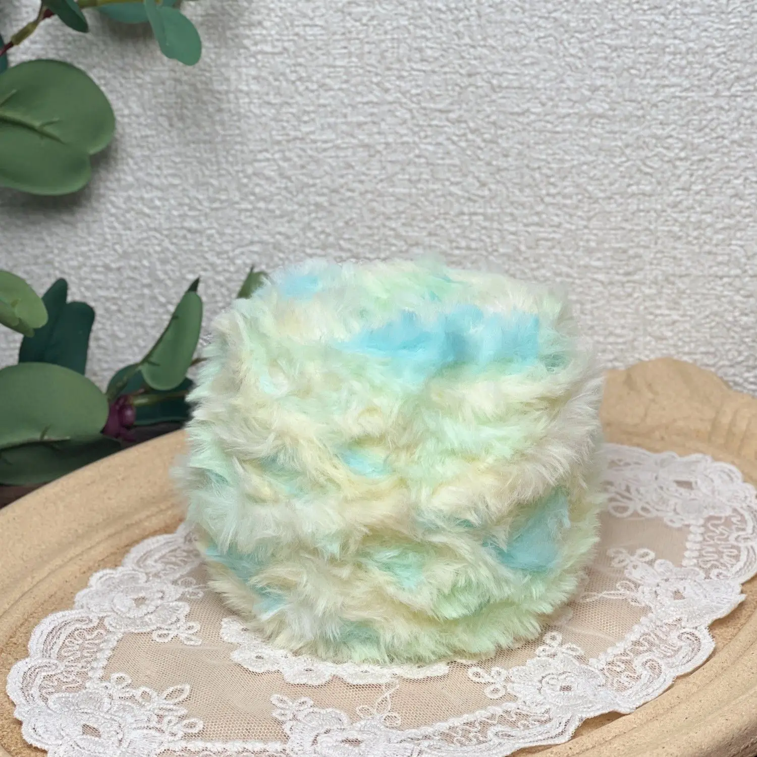 100g Colorful Dyed Fur Thread, DIY Hand Woven Faux Mink Fur Hat, Scarf, Bag, Soft and Close Fitting Winter Warmth Artifact 6