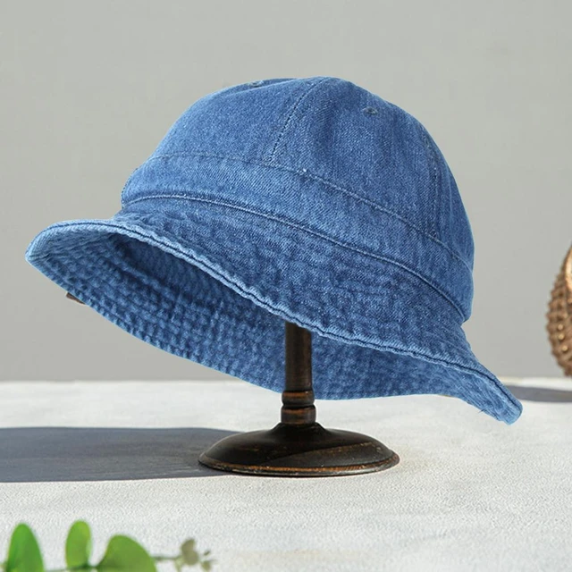 2023 New Foldable Fisherman Hat Washed Denim Bucket Hat Unisex Fashion Bob  Hat Hip Hop Gorros Men's Ladies Panama Bucket Hat Cap - AliExpress