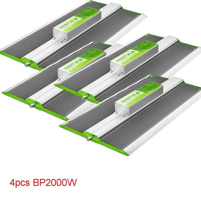 Bestva 4Pcs 2000W Teljes Spektrumú Fitolamp Növényekhez Lm281B Növekszik Led -Fény Vetőmag -Termelés Hidroponikus Üvegházhatású