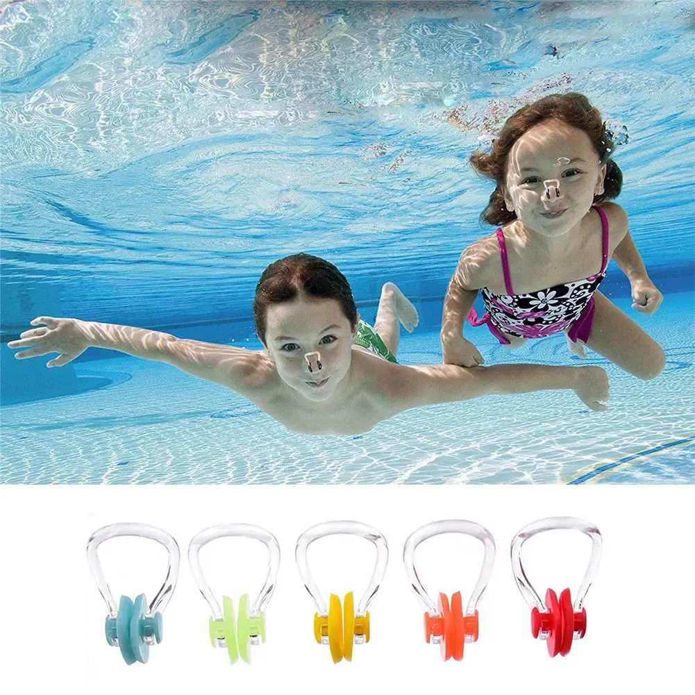 Clip para la nariz para hombre y mujer, tapones de silicona impermeables  para natación, adultos, niños, piscina, surf juvenil, accesorios de buceo,  14 piezas - AliExpress