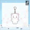 5pcs Kpop PLAVE YEJUN EUNHO BAMBY Keychain Cartoon Cute Acrylic Double Sides Printing Pendant Keyring Fans Collections Gift 2