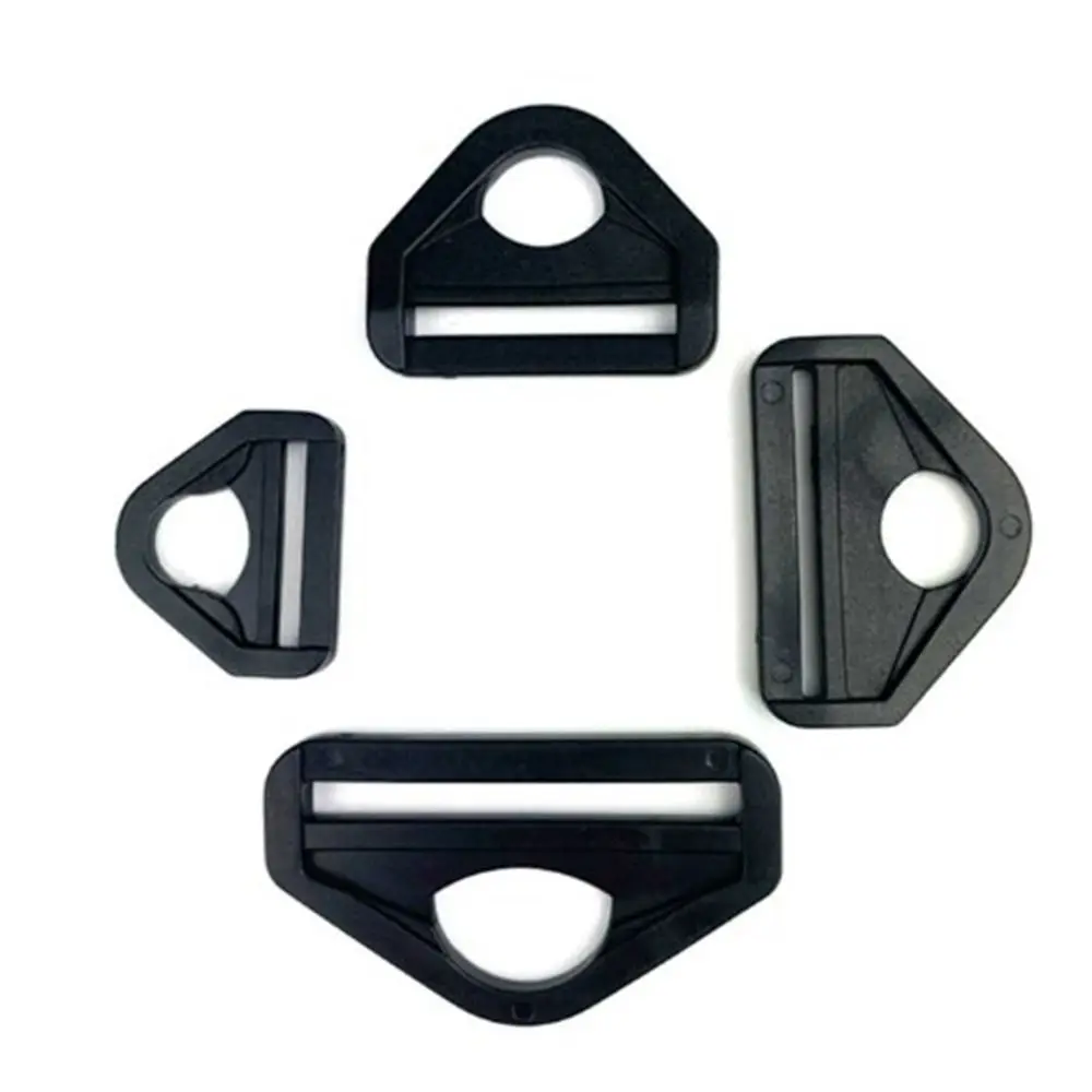 10 Stück Kunststoff D-Ring Schlaufe Einsatz Schnalle 20/25/32/38/50 mm schwarz Rucksackgurte Gurtband Schnalle D-Schnallen Gepäckzubehör – Detail 3