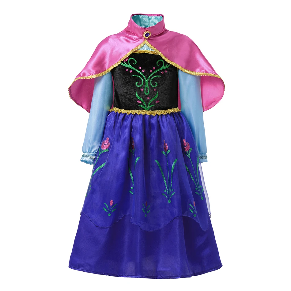 thumbnail image 1 of Vestido de princesa de Disney para niña, traje de fiesta de cumpleaños, Cosplay de princesa melocotón, Ropa de baile, Blancanieves, 1 of 5
