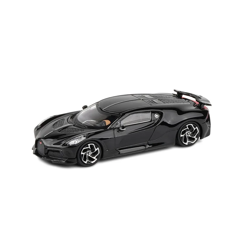 1:64 Bugatti La Voiture Noire Toy Car 1/64 JKM Vehicle Miniature Model Free Wheels Diecast Zinc Alloy Metal Collection Gift 4