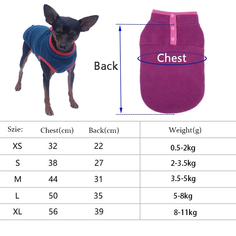 Fleece Pet Vest 6