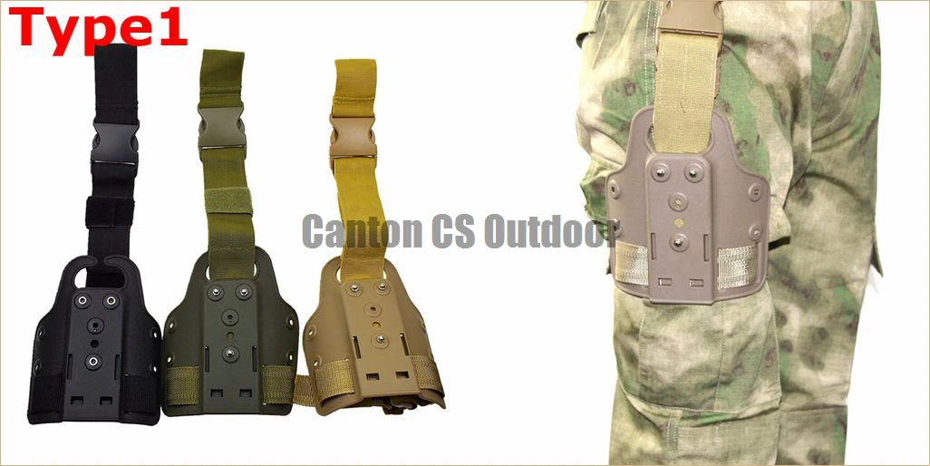 Description Picture 2 of itemTactical Drop Leg Platform Drop Leg Panel Attachments for Holsters Pistol Holster Thigh Holder for Glock 17 19 Beretta M9 P226