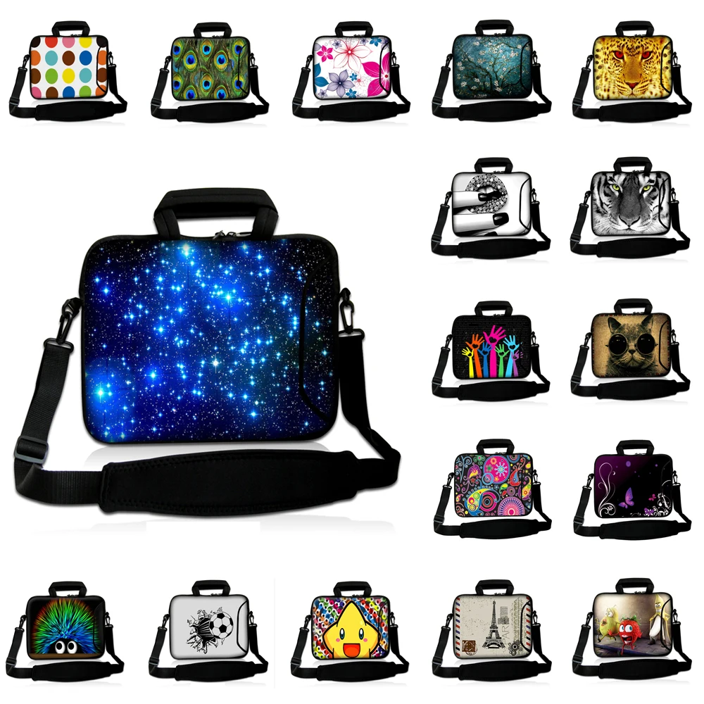 Laptop Bag 15.6 Notebook Shoulder Strap Carry Case 13.3 14.1 10 15 17.3 Tablet Protective Case 10.1 11.6 PC Cover For Macbook HP