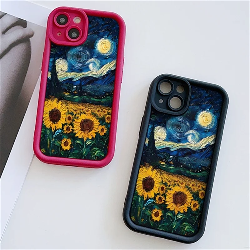 Sunflower Floral Design Protective Phone Case