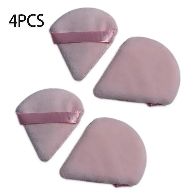 Velvet Triangle Cosmetic Puff Set for Makeup