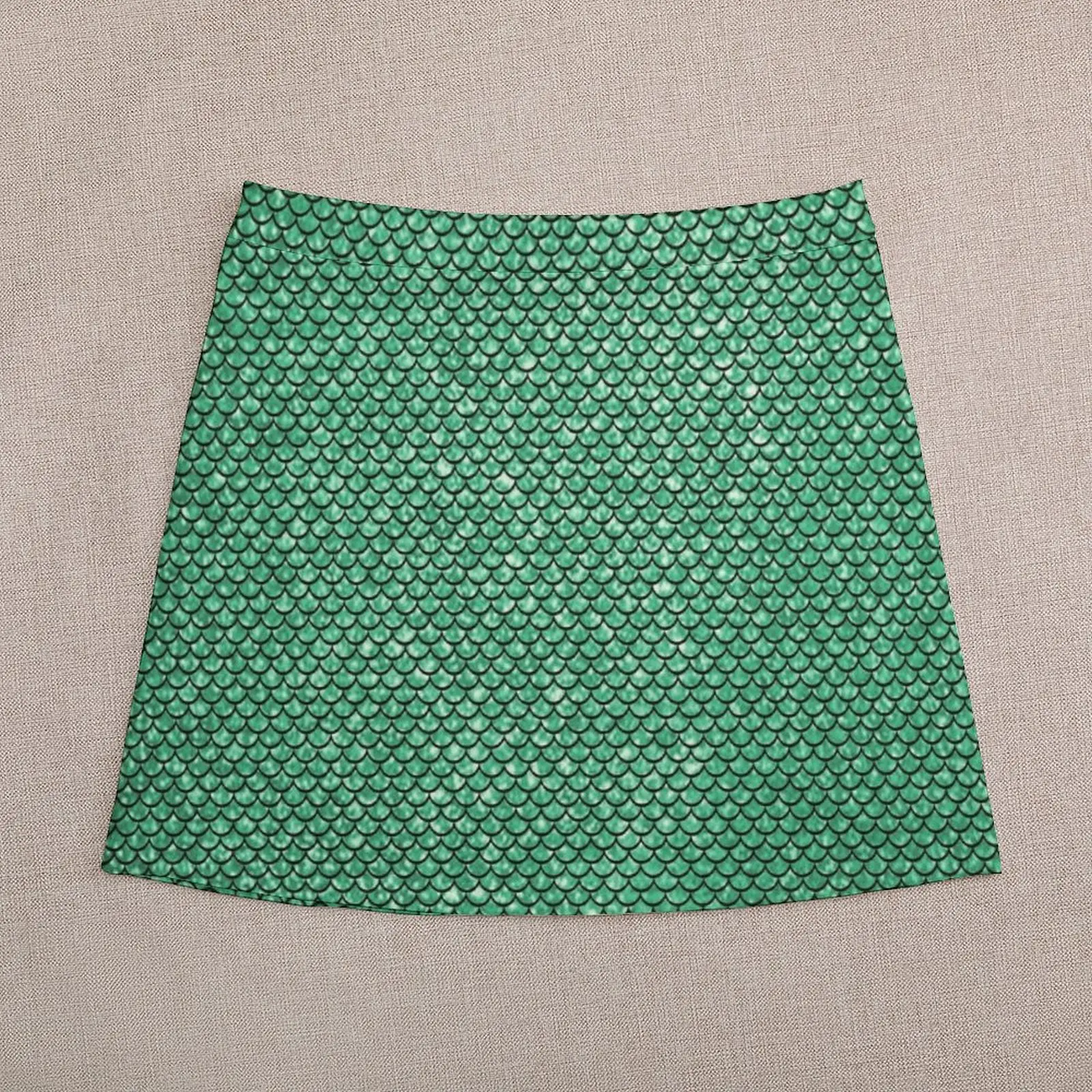 Green Mermaid Mini Skirt Woman short skirt chic and elegant woman skirt women clothes Woman