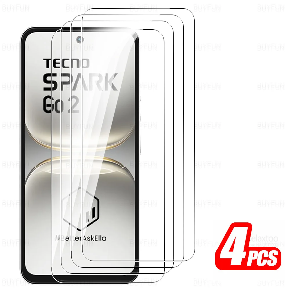HD Tempered Glass Full Cover Screen Protector - 1-4 Pack