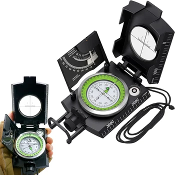 Military-Style Fluorescent Survival Compass 1