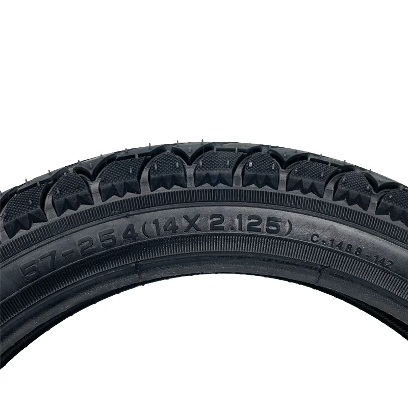 CST Thickened Wear-resistant 14x2.125 C-1488 Electric Vehicle Outer Tire Inner Tube for Ebike D-Y-U D3F/A5/D3+ Wheels Tyre