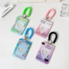 Text elastic rope card set love 3-inch small card hard card set student pendant transparent card brick 1