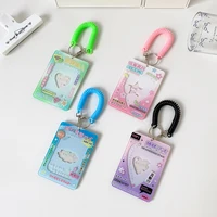 Text elastic rope card set love 3-inch small card hard card set student pendant transparent card brick 1