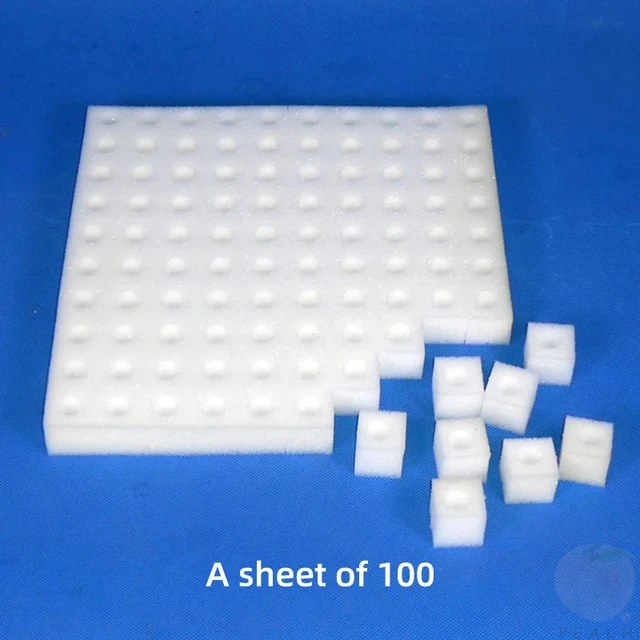 100Pcs/sheet Hydroponic plant Sponge Garden Cultivation Seedling Soilless Culture Planting tools Vegetables Nursery Pots trays 3