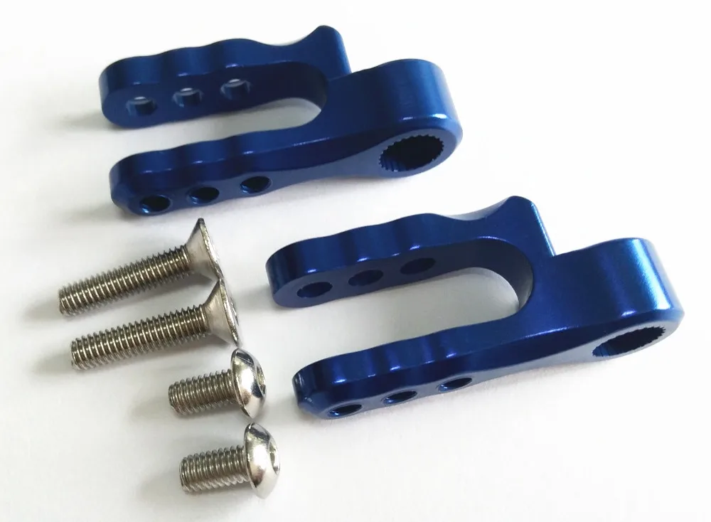 CrazyRacer Aliinu Servo Horns Steering Ars 25T Red For REVO E REVO 2.0 VXL Suit Slayer Pro