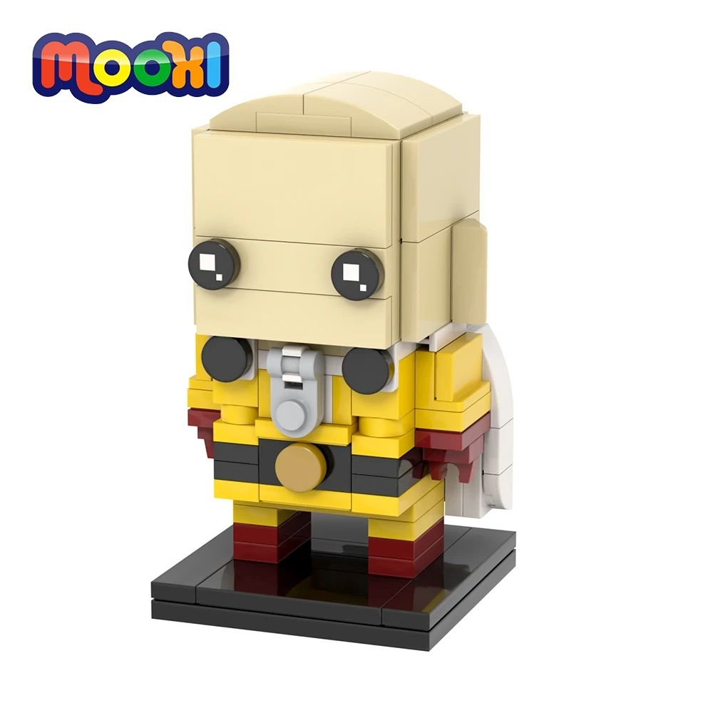 MOOXI Anime Figure 135 Pz MOC Mattoni Cartoon BrickHeaded Building ...