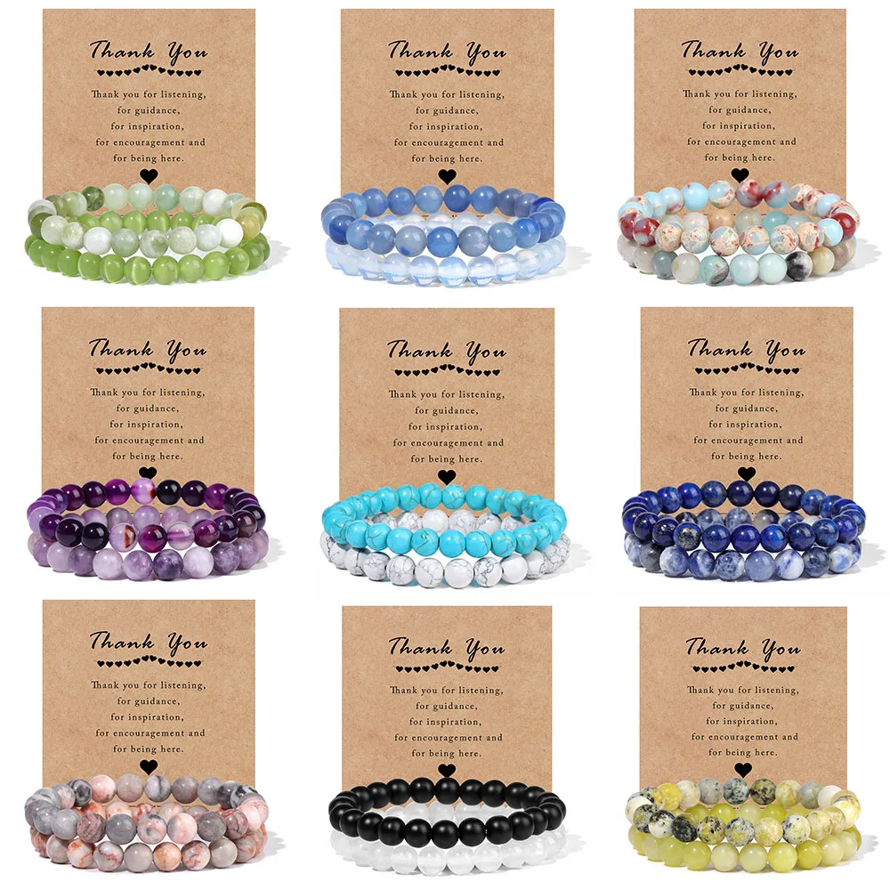 Malahill Natural Butter Jade Beads – 8mm Faceted Rondelle Stone Beads For Bracelet & Necklace Making, 5 Strands + Stretch Cord Included - View #8
