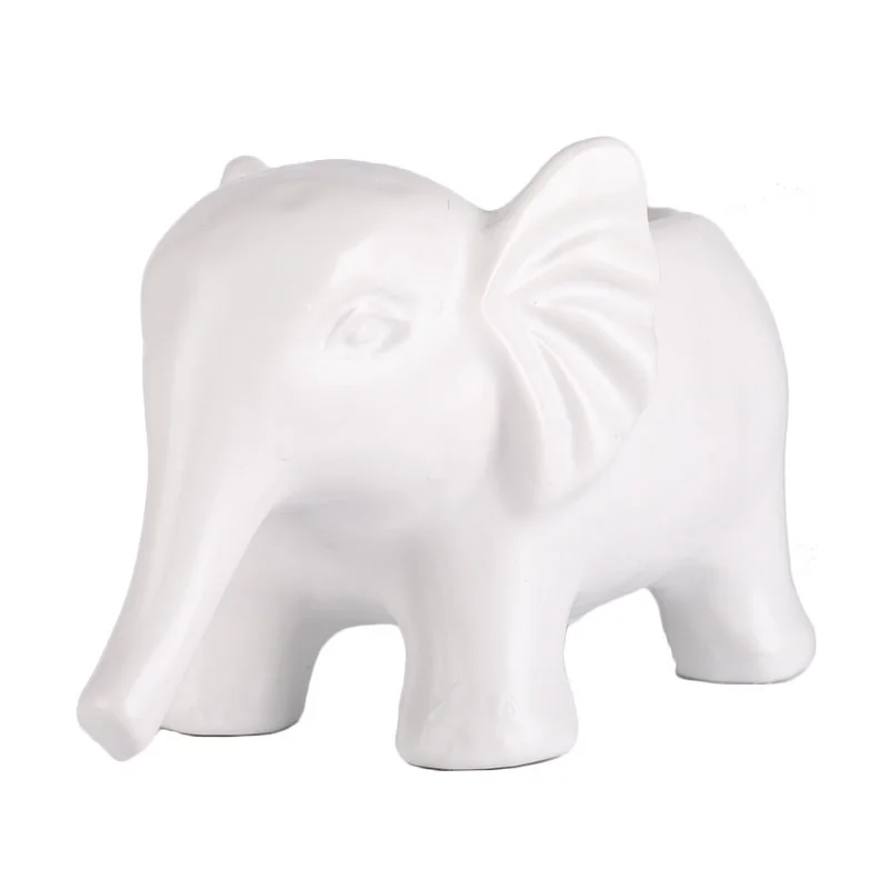 520ml Cute White Baby Elephant Cocktail Glasses Ceramics Tiki Mug