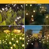 1pc 6/8/10LED Pack Solar Firefly Lights,Upgraded Solar Garden Lights Outdoor Waterproof Solar Swaying Landscape Outdoor Lights ﻿ 6