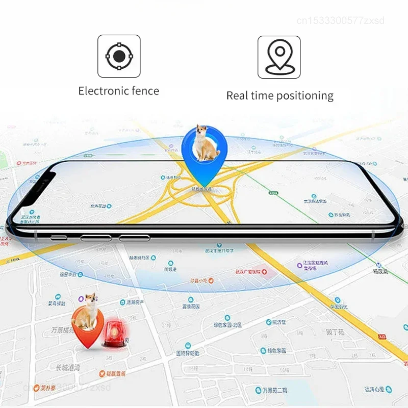 1PC Dogs Cats GPS Tracking Pet GPS Tracker Collar Anti-Lost Device Real Time Tracking Locator Pet Collars for Universal Dogs