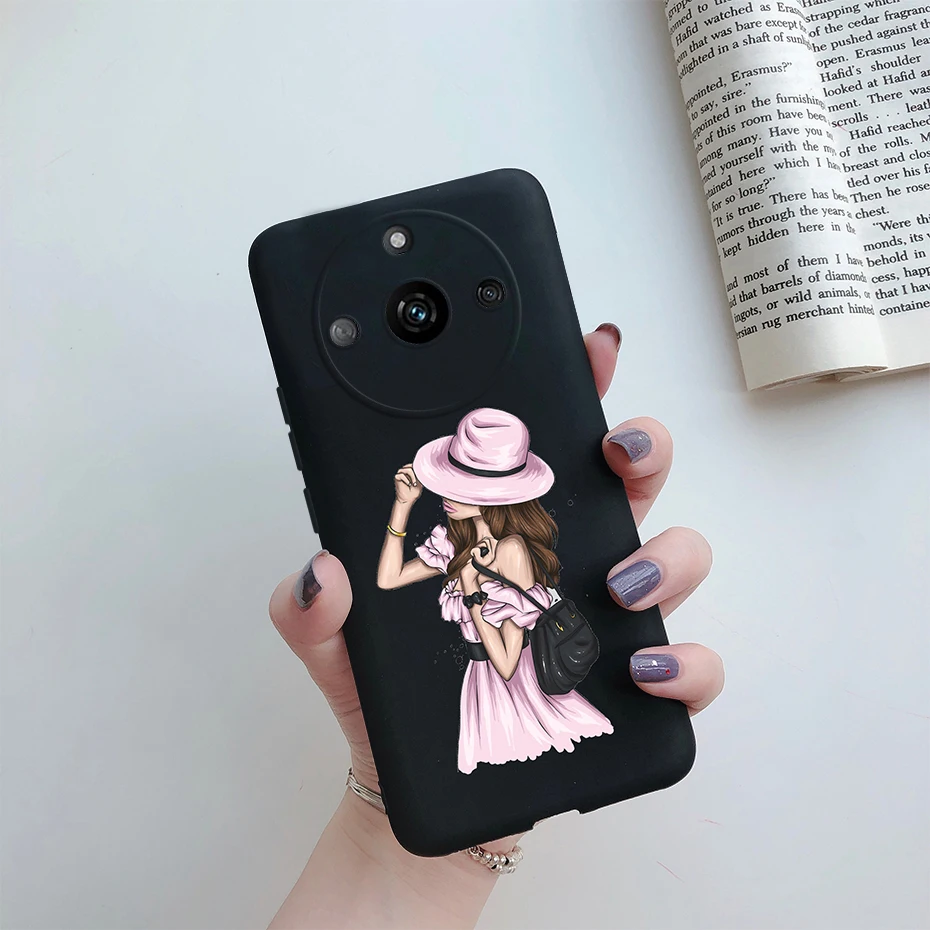 Stylish Pretty Girl Soft TPU Phone Case - Realme 11 Pro+ Collection