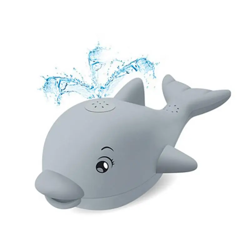 

Baby Whale Bath Toy With Lights Light Up Whale Spray Water Bathtub For Toddlers Kids Pool Bathroom Toys