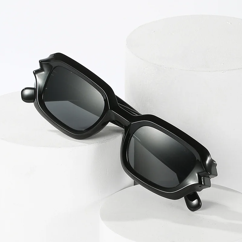 

Y2k Punk Sunglasses Retro Party Aesthetic 2022 Ladies Fashion Rectangle Steampunk Hippie Vintage 90s 2000s Streetwear Driver
