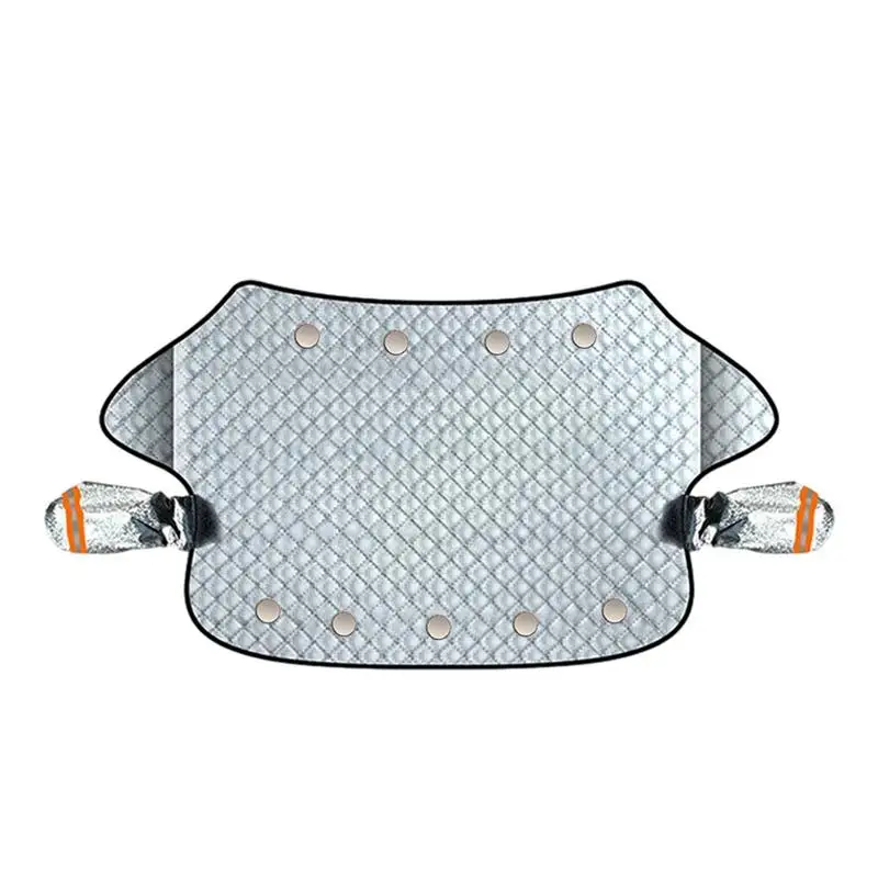 

Car Windshield Ice Cover Auto Snow Frost Cover Protector Side Wall Design Soft Inner Protection Supplies For Sedans Mini Cars