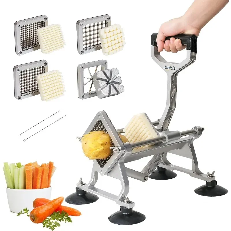 KIRKWOOD Manual Food Processor - Hand Crank Chopper, Slicer, Dicer For Vegetables, Meat, Herbs, Salad