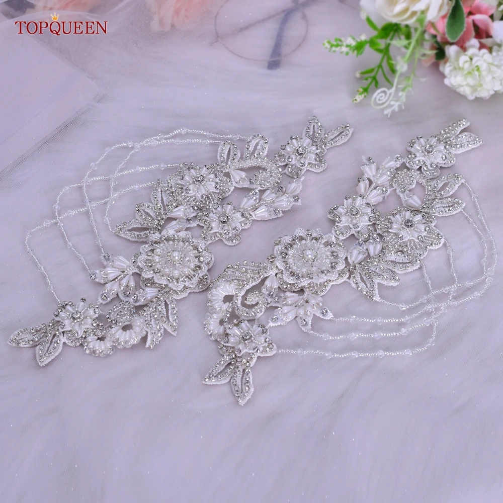 Silver Epaulets Shoulder Decorative Jewelry Fashion Temperament Clothes Accessories Handmade Beaded Rhinestones silver epaulets