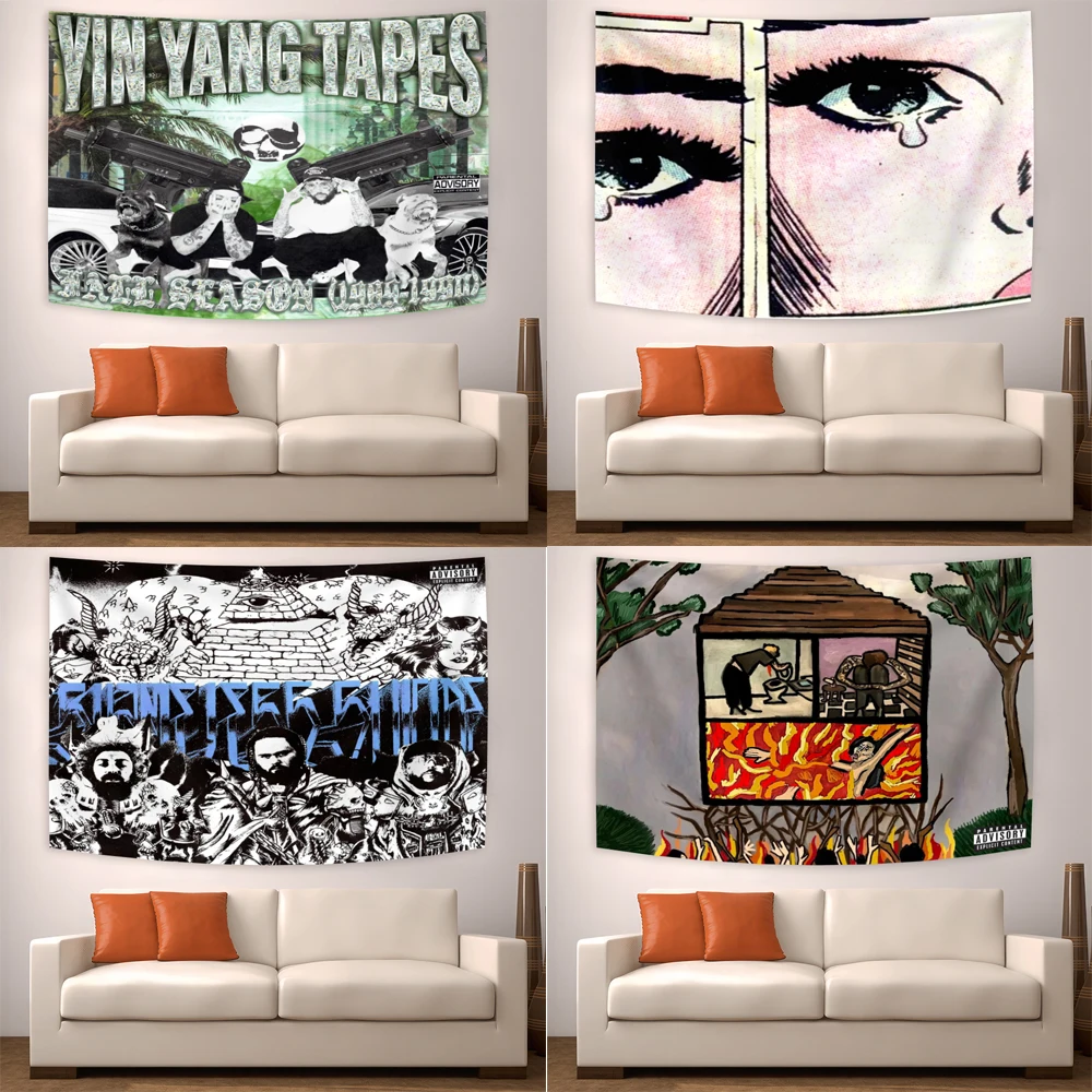 Suicides Funny Boys Band Tapestry 3&times;5FT for Bedroom and Party Decor
