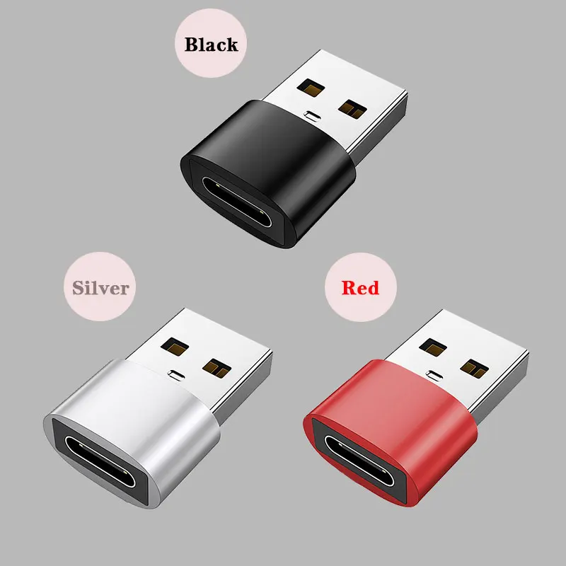 5/10 Pcs OTG Adapter USB To Type C Converter USB A Male To Micro Type C Female Connector for Computer Laptop Data Transfer