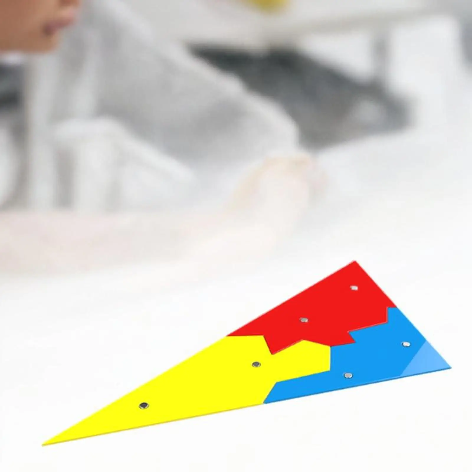 Triangle Interior Angle Sum Demonstrator Math Learning Educational Compact Teaching Aids for Boys Girls School