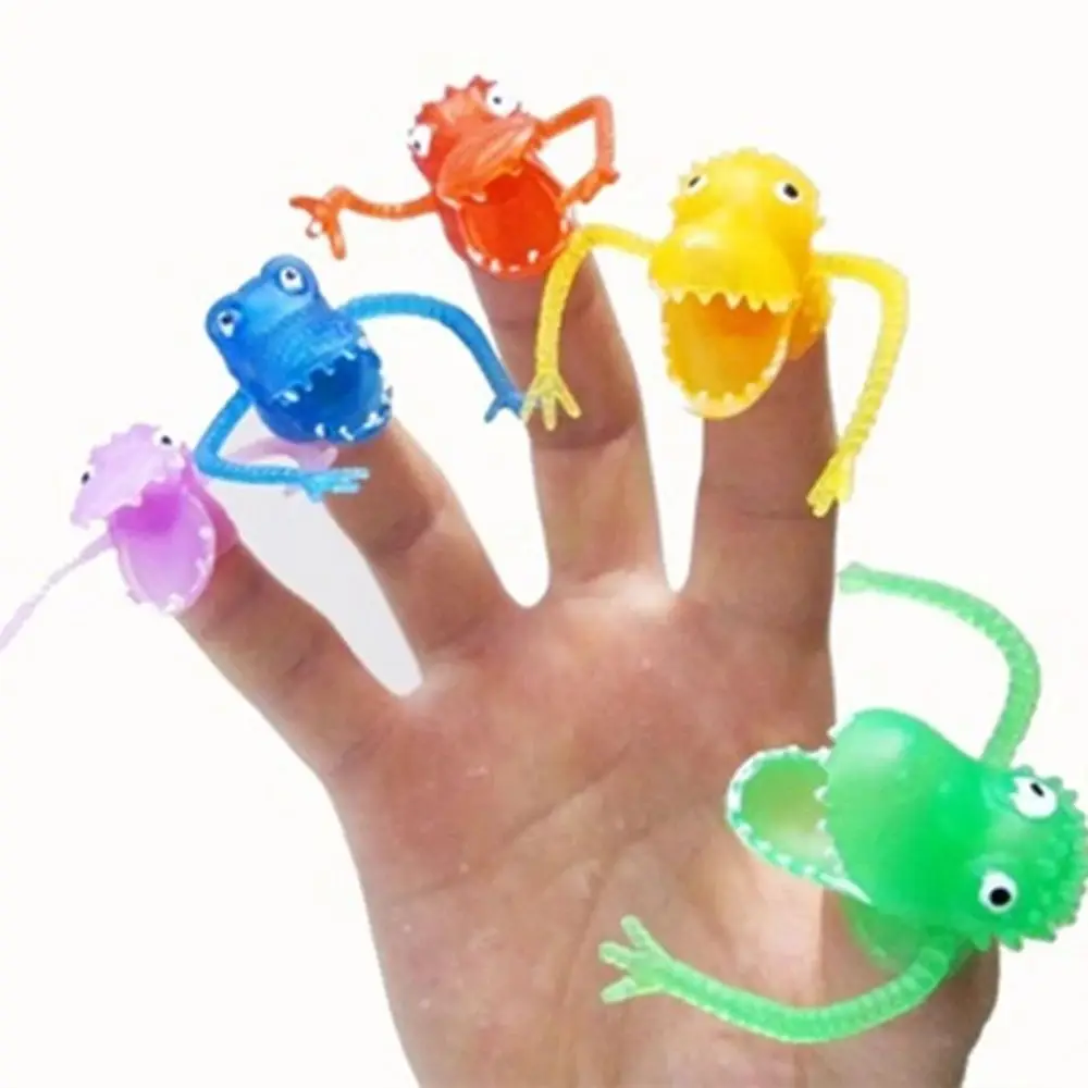 

Party Favor Role Play Toys Mini Animals Toys Puppet Party Bag Fillers Hand Puppets Finger Doll Finger Puppets Fright Dinosaur